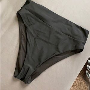 Aerie high waisted high cut cheeky swim bottom